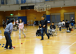 日本ユニバーサルボッチャ選手権大会風景写真