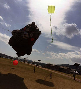 「空を見上げよう!風と遊ぼう!!熊本に笑顔をプロジェクト」天草市大矢崎公園風景写真