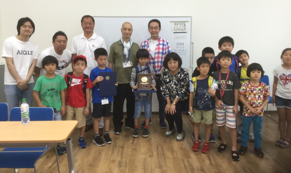 第1回港区夏休み子供将棋大会ライオンズクラブ杯を後援しました