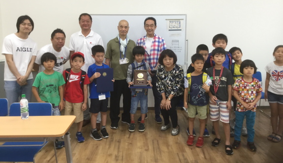 第1回港区夏休み子供将棋大会ライオンズクラブ杯を後援しました