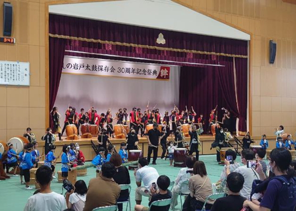 ふしの岩戸太鼓保存会30周年記念祭典「絆」開催