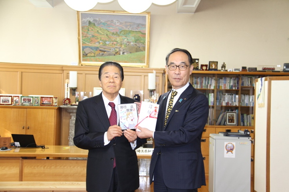 埼玉県へ『非行防止教室2』DVD を贈呈しました